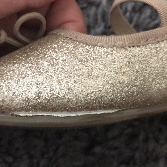 Cat & Jack Shoes Toddler Girls Gold Flats Poshmark